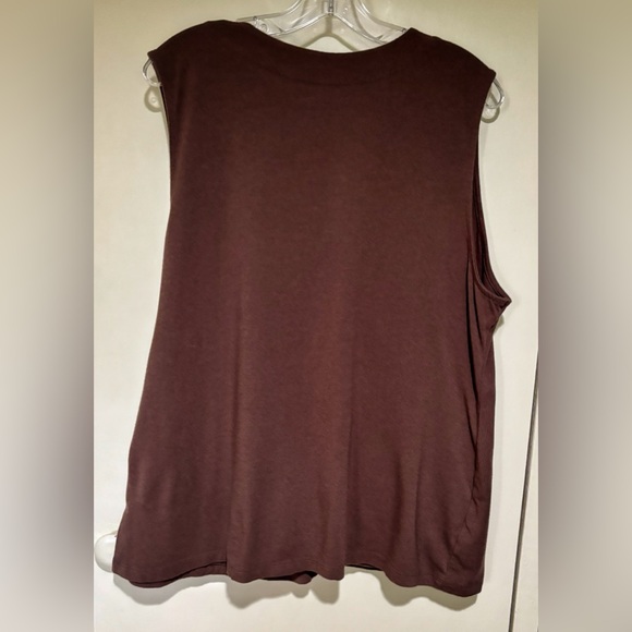 Lot of 2 SOFT SURROUNDINGS plus size surplice tank tops - Picture 3 of 6